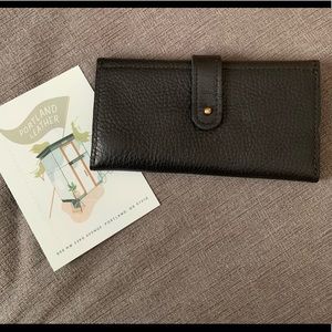 Black Tri-fold Wallet from Portland Leather Company